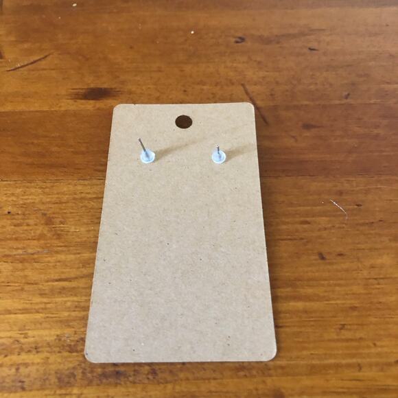 Hand Painted Red Mushroom Stud Earrings Hypoallergenic Lightweight Posts - Picture 2 of 5